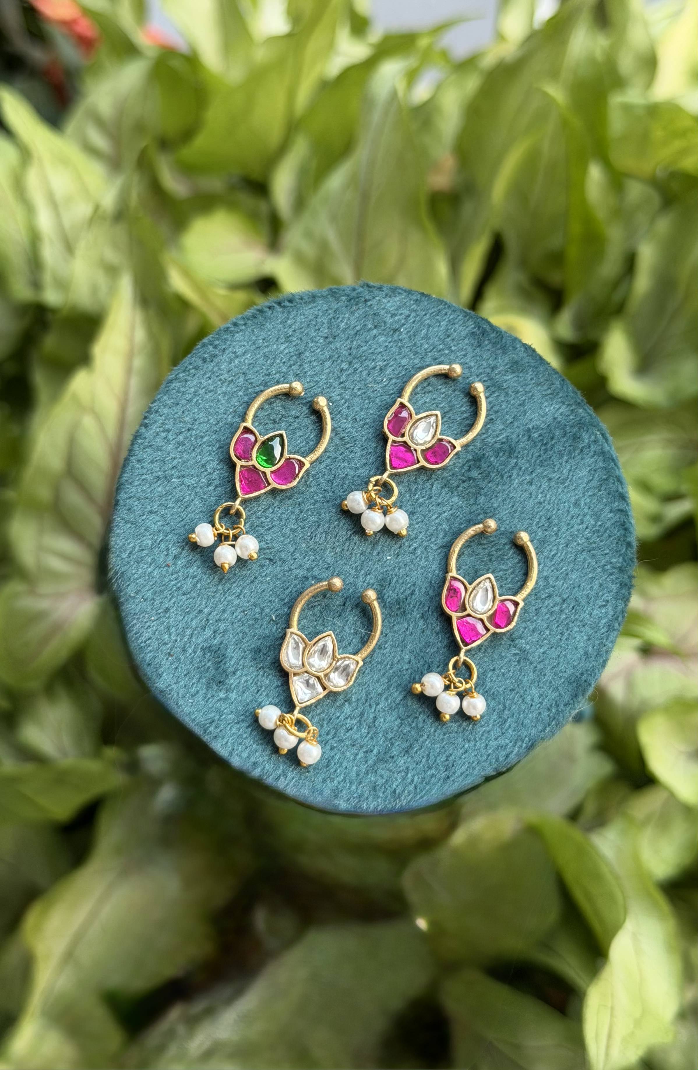 Kundan Septum Nose Ring