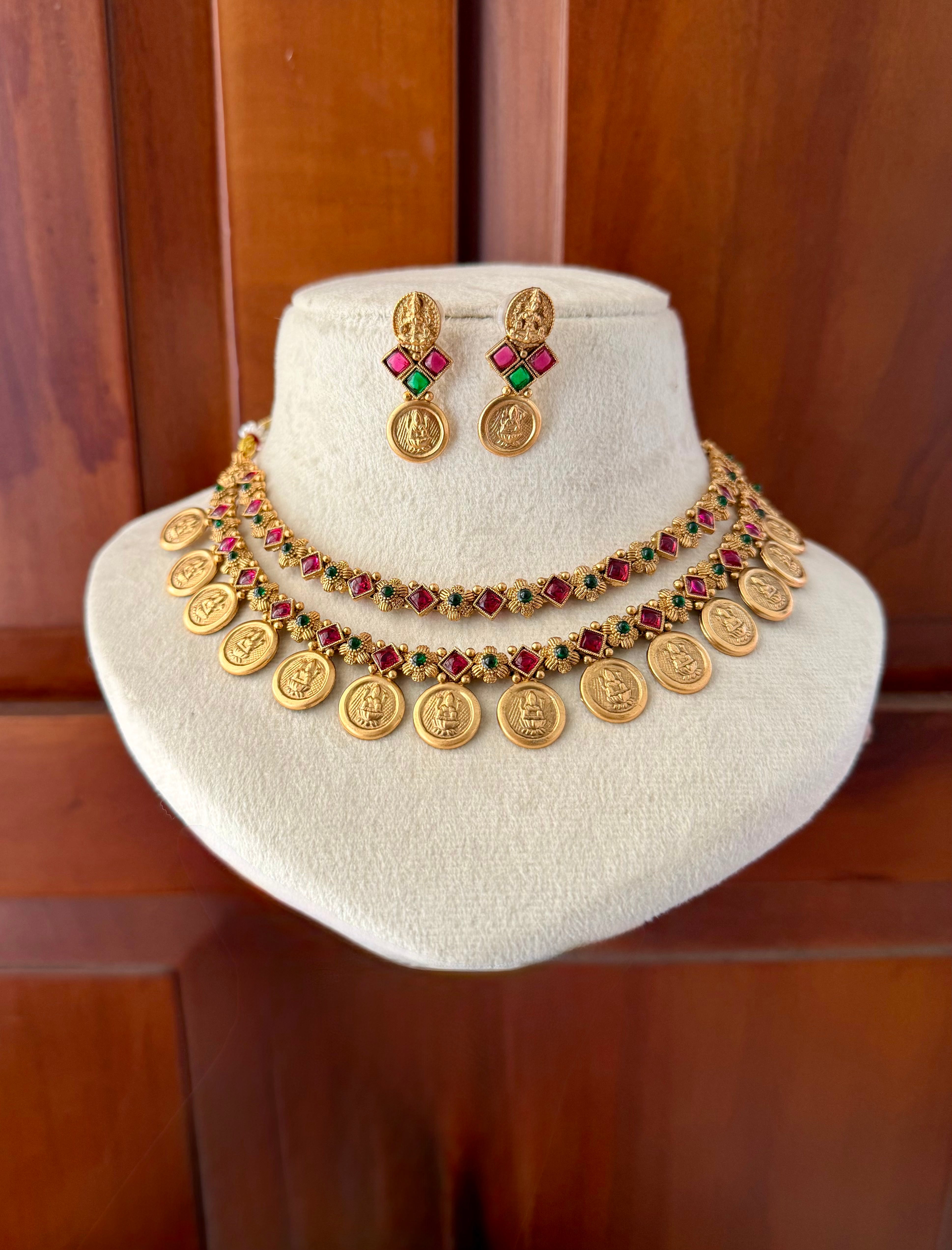 Two Layer Lakshmi Kaashi Maala
