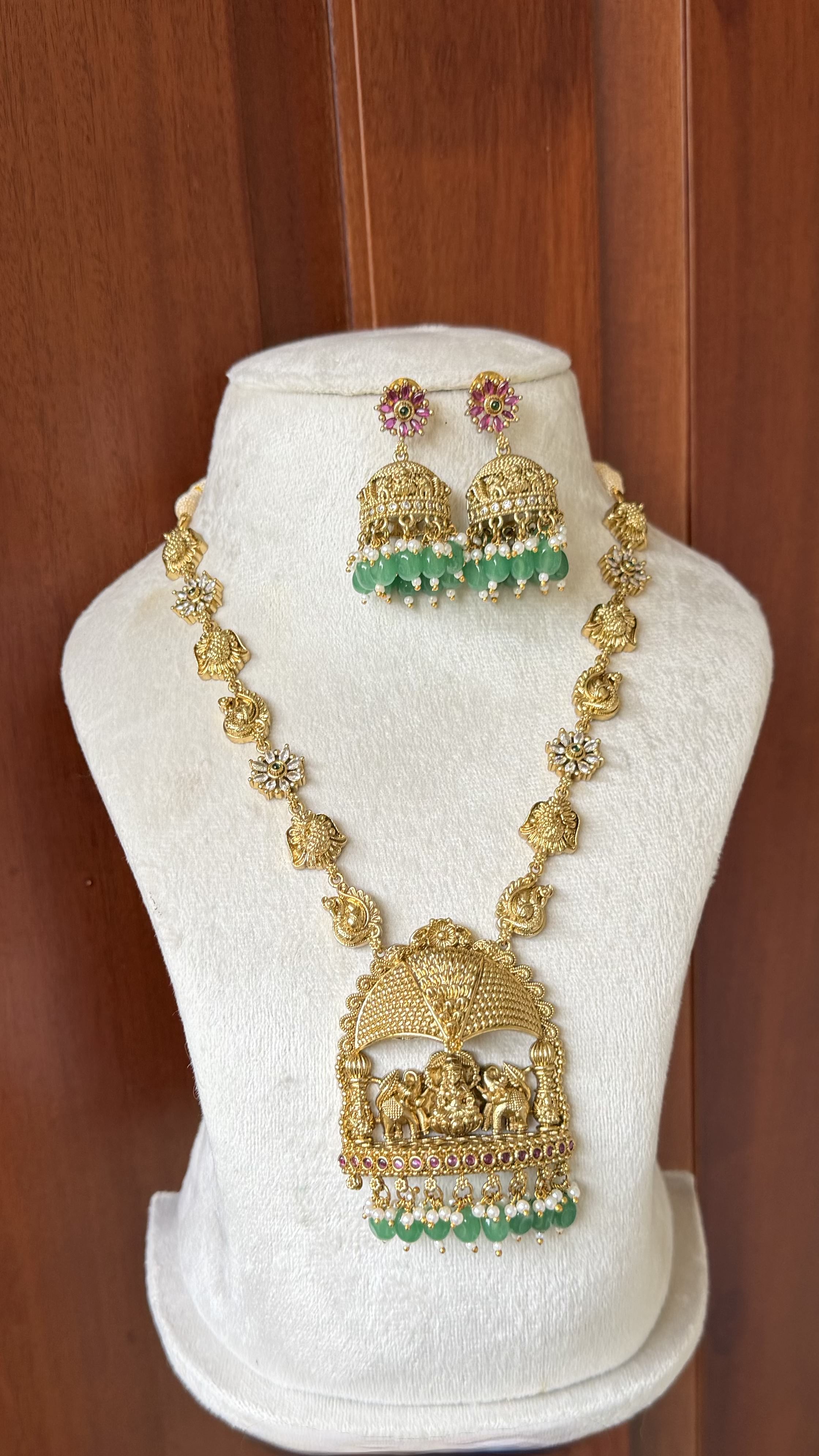 Lakshmi Nagas Haaram with Jhumka