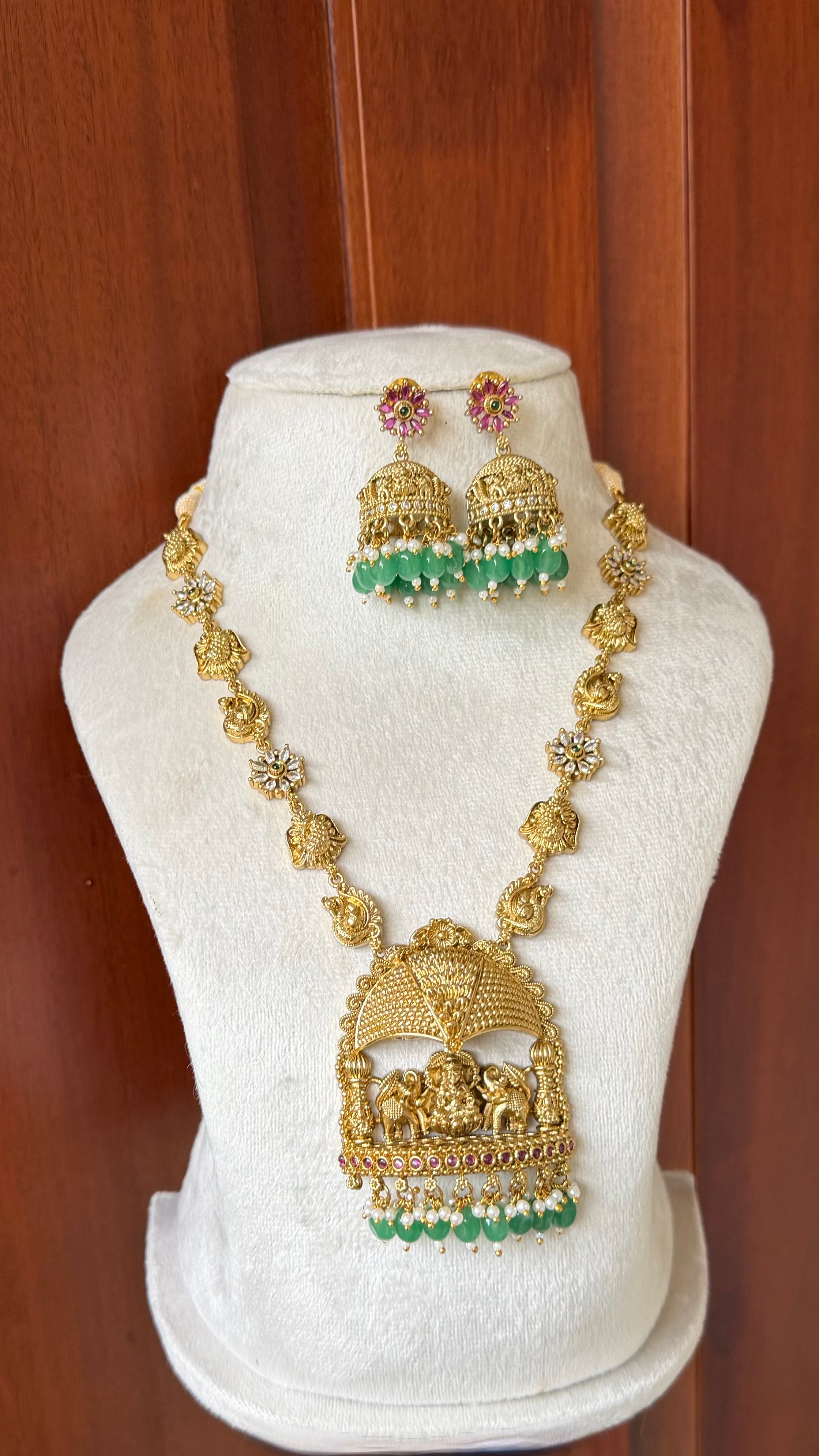 Lakshmi Nagas Haaram with Jhumka