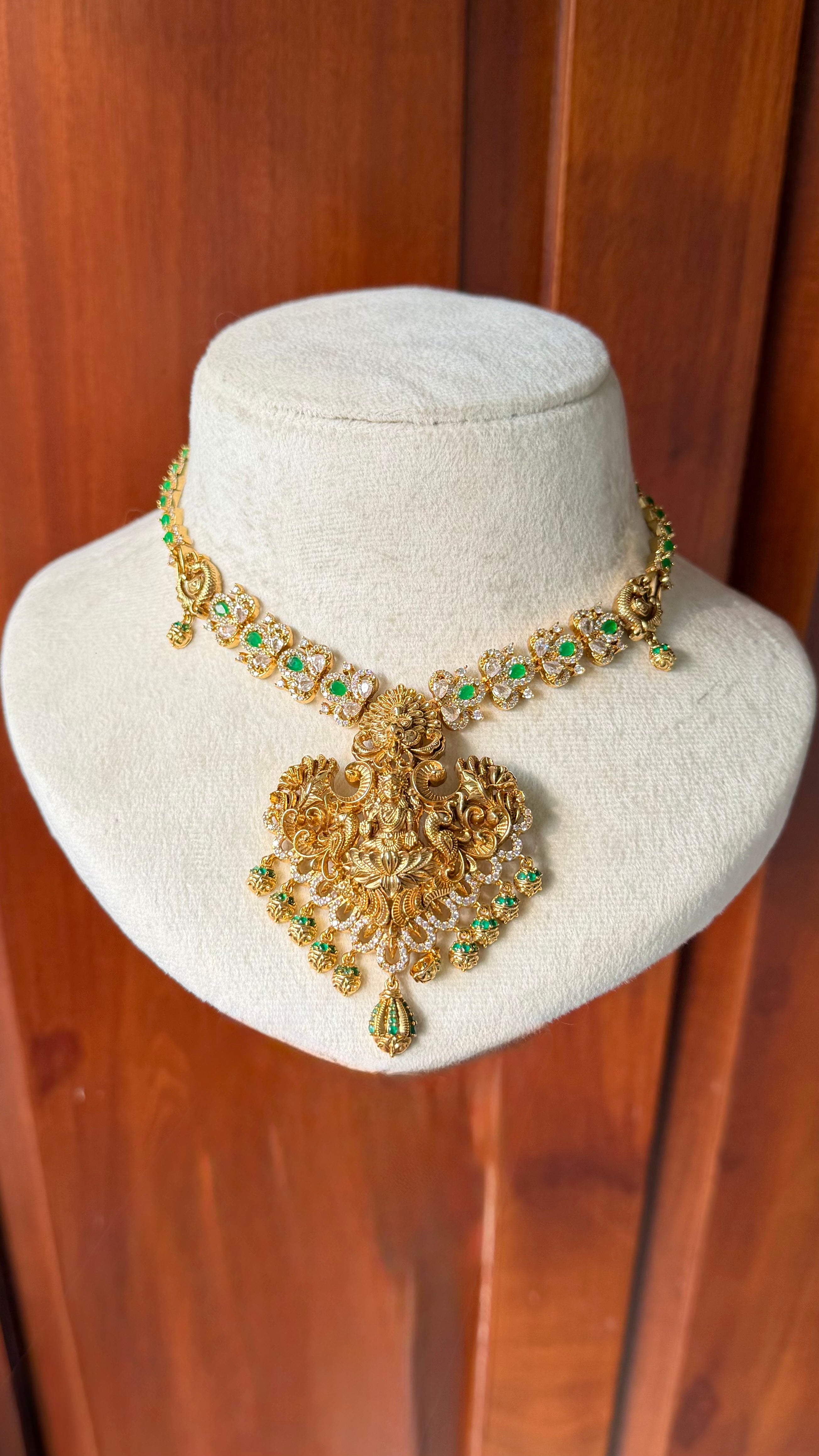 Precious Antique X AD Saraswati Necklace