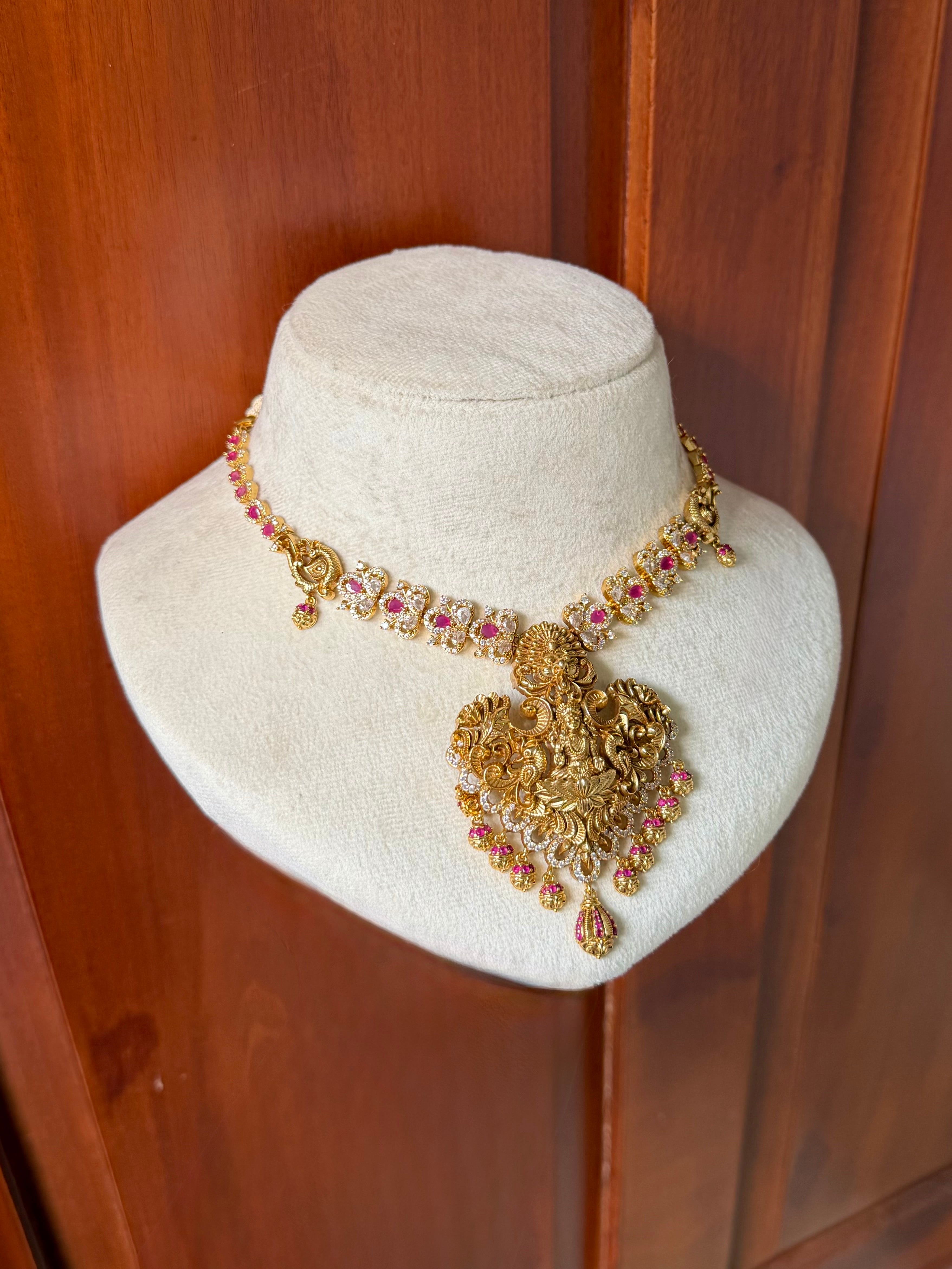 Precious Antique X AD Saraswati Necklace
