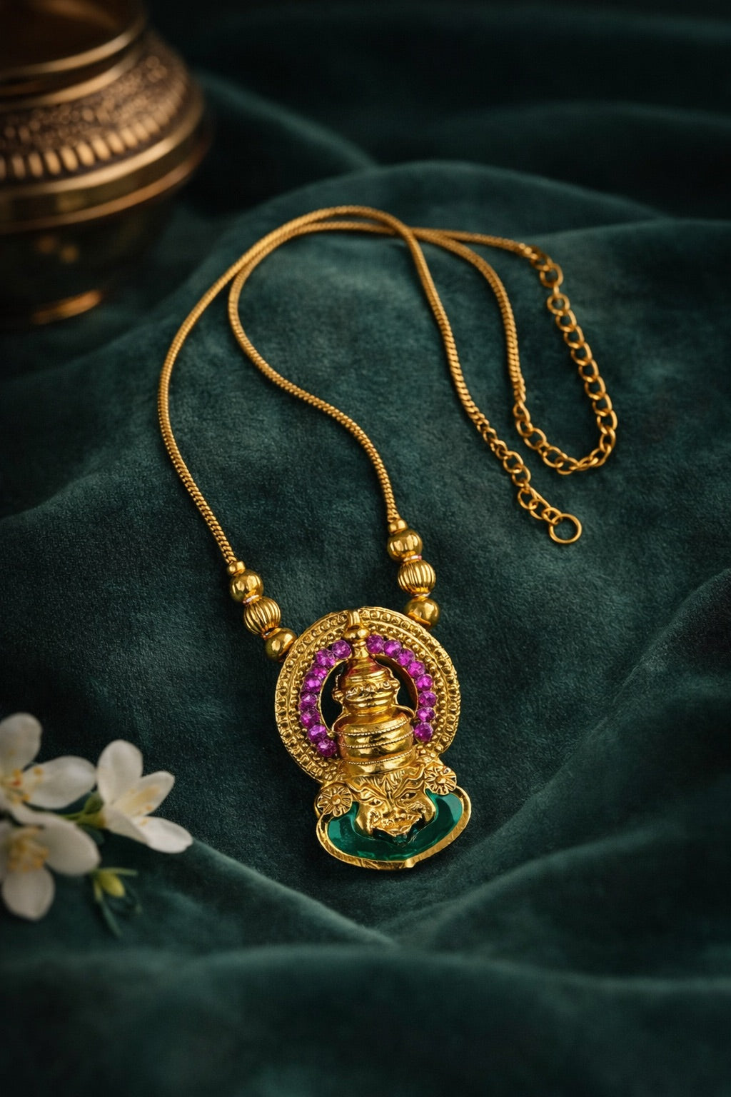 Kathakali Maala with Ruby stones